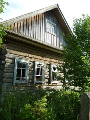 Дом, перевезенный в Ожмегово из Лозиба, возможно, построен прадедом Алевтины.JPG